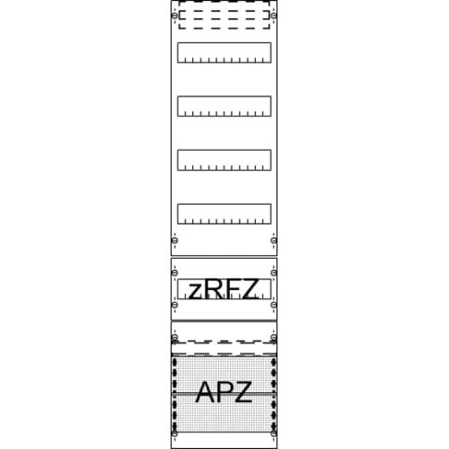 Bild: STRIEBELJOHN FV17A2R1 Verteilerfeld mit APZ, zRfZ1 7RE