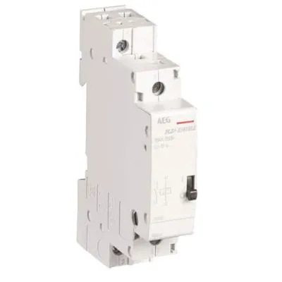 AEG Stromstoßschalter PLS+ S1610230 | 1-polig | 230VAC/110VDC | 16A | 1TE | REG | manuell schaltbar | IP20 | DIN-Schiene