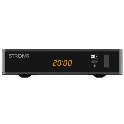 STRONG Set-Top-Box SRT 7815 | DVB-S2 HDTV-Receiver | HD+ Kartenleser | 6 Monate HD+ | Unicable | HDMI | USB | Schwarz