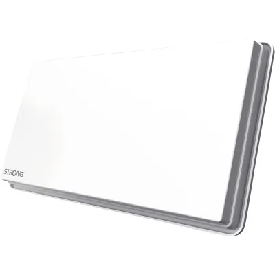 STRONG Satellitenantenne Quad LNB SlimSat SA 64 | Flachantenne für 4 Receiver | kompakt | weiß