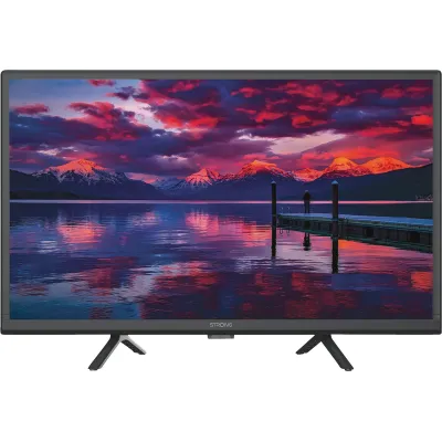 STRONG LED-TV SRT24HE4023 | Fernseher 24 Zoll | HD Ready | Triple Tuner | 12V Camping | 2x HDMI | USB | Schwarz