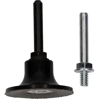 Stützteller 50mm mit R-Typ Aufnahme (schwarz, Quick Lock, für GWG 12V-50 S Profe