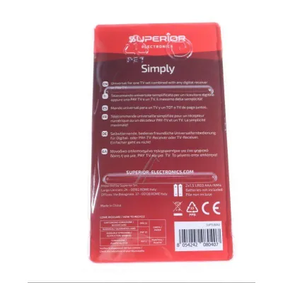 Superior Waschmaschinen-Fernbedienung SUPTLB002 große Tasten