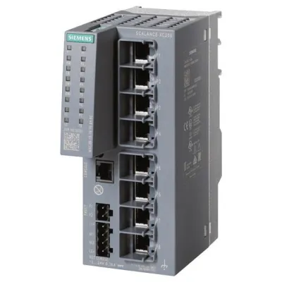 SIEMENS SCALANCE XC208 Switch 6GK5208-0BA00-2AC2 | Managed Layer 2 | 8x RJ45 | Hutschiene | Industrial Ethernet