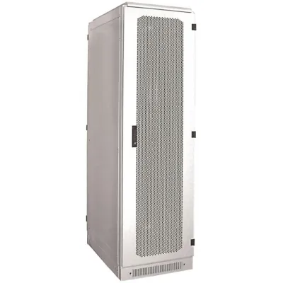 SST Serverschrank EasyRack EV42585 | 19" Rack 42HE | Typ B | 800x2000x1000 mm | perforierte Türen | lichtgrau
