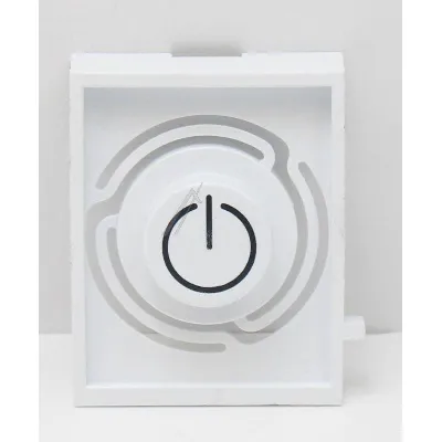 Taste Ein/Aus für Geschirrspüler Whirlpool Indesit C00634301 weißer Schalter Bed