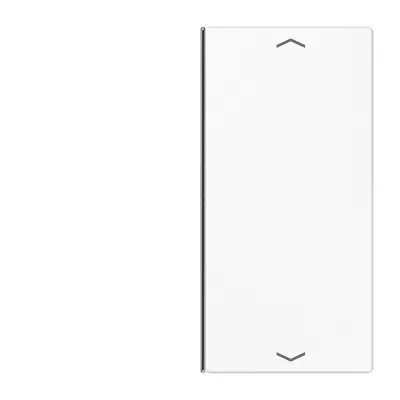 JUNG Taste 2-fach LS402TSAPWW | Jalousie-Schalter Wippe | Symbol Auf/Ab Pfeile | Thermoplast glänzend | alpinweiß