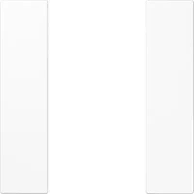 JUNG Tastensatz 1fach LS 501 TSA WW | Aufsatz für Tastsensor Modul | weiß glänzend | KNX | LS-Serie