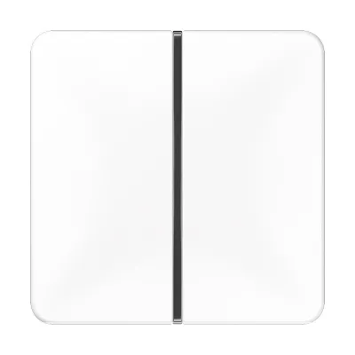 JUNG Tastensatz 1-fach CD401TSAWW | Schalterwippe | Thermoplast glänzend | für KNX CD-Serie | alpinweiß