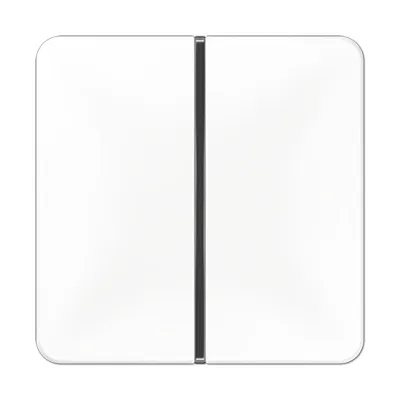 JUNG Tastensatz 1-fach CD401TSAWW | Schalterwippe | Thermoplast glänzend | für KNX CD-Serie | alpinweiß