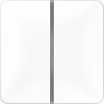 JUNG Tastensatz 2-fach CD402TSAWW | Ersatz-Wippe für Tastsensor-Modul | Thermoplast | alpinweiß