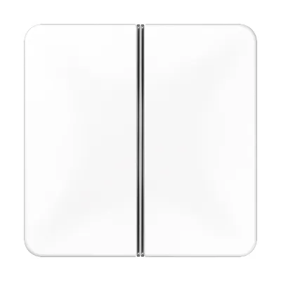 JUNG Tastensatz 2-fach CD402TSAWW | Ersatz-Wippe für Tastsensor-Modul | Thermoplast | alpinweiß