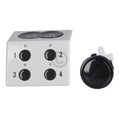 Tastenschalter Siemens 00616445 Schaltknopf kpl mit Rahmen für Allesschneider