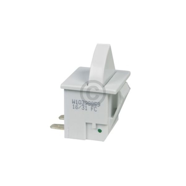 Interrupteur Touche Pour Réfrigérateur Whirlpool - Référence GW WP11/A 0034 - Compatible Nombreux Modèles Whirlpool, Bauknecht, Etc.