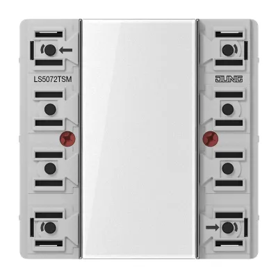 JUNG KNX Tastsensor-Modul 2-fach | Unterputz | LED-Anzeige | Busankoppler | Kunststoff | Serie LS
