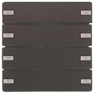 Berker Tastsensor 4fach Komfort 80144326 KNX | Unterputz | 8 Tasten | LED | Raumthermostat | Beschriftung | anthrazit