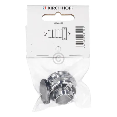 Tauchrohranschluss, chrom, 3/4" ig x 3/4" t KIRCHHOFF 98840120 KIRCHHOFF