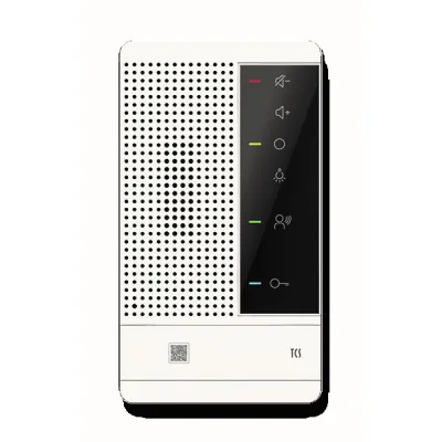 TCS Audio-Innenstation ISWM7000-0140 SENSO PRO | Bus-System | Aufputz | Touchpanel | Memory | weiß | 100x180x45mm