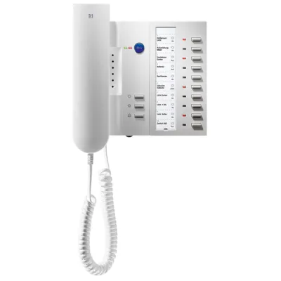 TCS Audio Innenstation IMM1100-0140 | Haustelefon Bus-System | Aufputz | 10 Tasten | abhörsicher | Kunststoff weiß