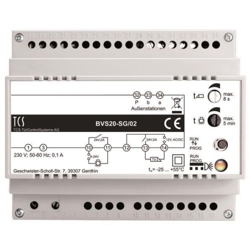 Bild: TCS BVS20-SG/02 Steuergerät Türstat 24V DC Bus Hutschiene