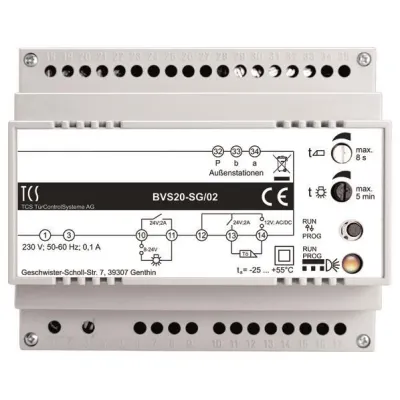 TCS BVS20-SG/02 Steuergerät Türstat 24V DC Bus Hutschiene