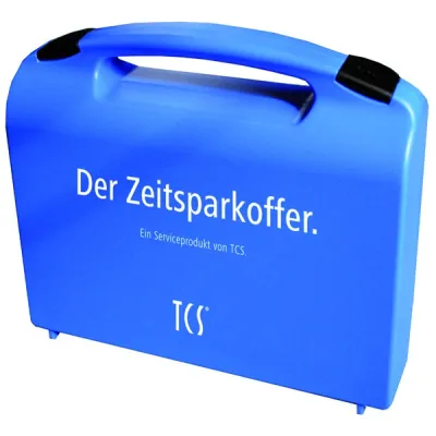 TCS Hartschalenkoffer E34228 mit Servicegerät | Bus-Prüfadapter | steuern/regeln | Kunststoff | 270x185x76 mm | blau