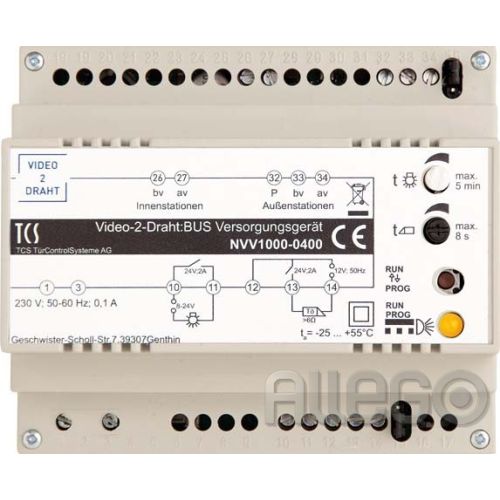 Bild: TCS Netzgerät Video NVV10000400 12V DC Bus-System