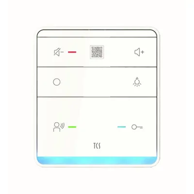 TCS Audio-Innenstation ISW6010-0145 TASTA PRO | Aufputz | Bus-System | Freisprechen | Türöffner | LED | weiß