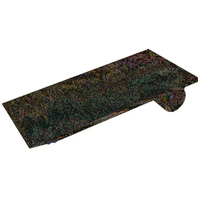 TCS Tischzubehör ZIT3030-0010 | Tischfuß für Audio-Innenstation ISH3030/ISW3030 | Aluminium eloxiert natur | 3m Kabel