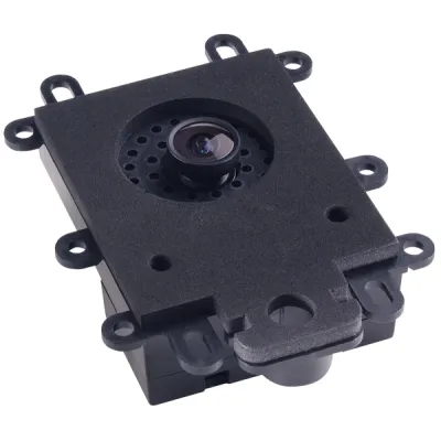 TCS Einbau-Kamera FVK2200-0300 | Außenbereich Farb-Video Kamera | Bus-System PAL | 90° Blickwinkel | Kunststoff schwarz