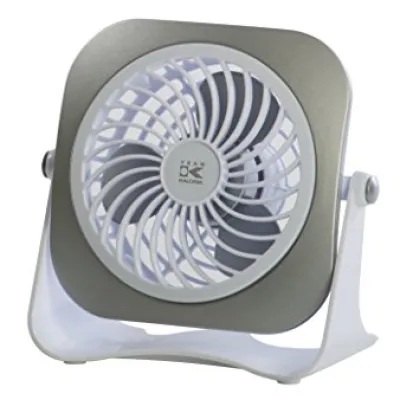 Kalorik USB Tischventilator Mini Fan | leise | 10 cm Durchmesser | verstellbarer Neigungswinkel | rutschfeste Füße | schwarz