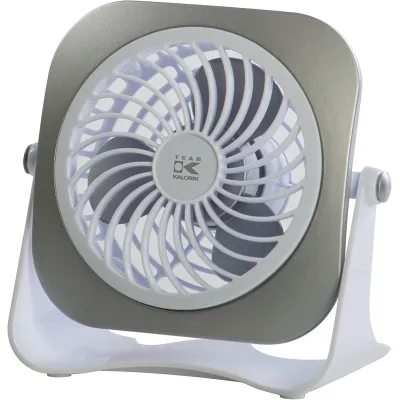 Kalorik USB Tischventilator Mini Fan | leise | 10 cm Durchmesser | verstellbarer Neigungswinkel | rutschfeste Füße | schwarz