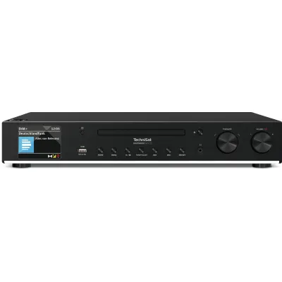 TechniSat DIGITRADIO 143 CD (V3) DAB+ Internet Radio Hi-Fi | CD-Player | Bluetooth | USB | schwarz