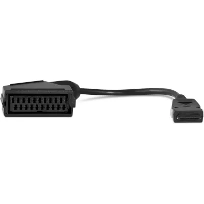 TechniSat Mini SCART Adapter 0000/3602 | AV-Adapter für TechniPlus ISIO, Digit ISIO S2, TechniTwin ISIO | Schwarz