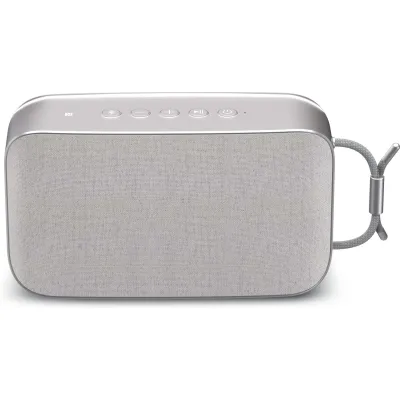 TechniSat BLUSPEAKER TWS XL Bluetooth Lautsprecher | 30W Stereo | True Wireless | NFC | Aux In | 9h Akku | Grau