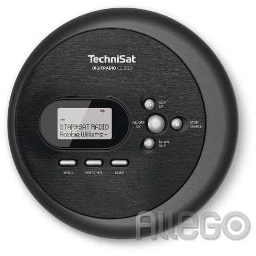 Bild: TechniSat CD-Player/DAB+Radio UKW,portabl DIGITRADIOCD2GO sw
