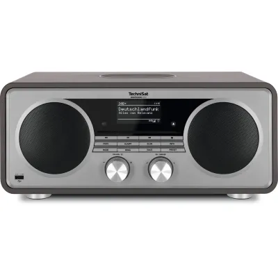 TechniSat Radio DIGITRADIO 602 | DAB+ UKW Internet CD-Player | Spotify Bluetooth USB Wireless Charging | anthrazit