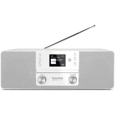 TechniSat Digitalradio DIGITRADIO 370 CD IR | DAB+ Internetradio | CD-Player | Bluetooth | USB | Stereo | Weiß