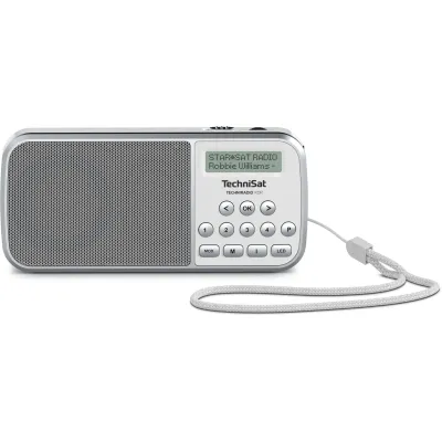 TechniSat Radio TECHNIRADIO RDR / 0001/3922 | DAB+ Digitalradio mobil | UKW | MP3-Player USB | LED-Taschenlampe | Akku