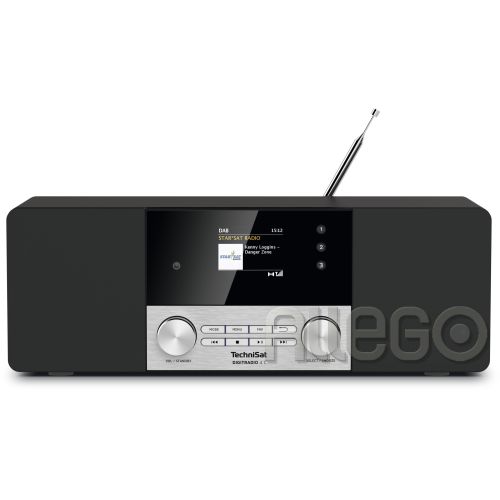 Bild: TechniSat Digital Radio DAB+ 0000/3937 DigitRadio 4C schwarz/silber Bluetooth, R