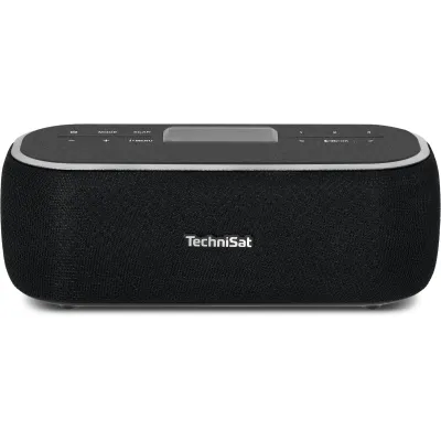 TechniSat Digitalradio DIGITRADIO BT 1 | Bluetooth Lautsprecher | DAB+ | UKW Radio | RDS | Weckfunktion | schwarz