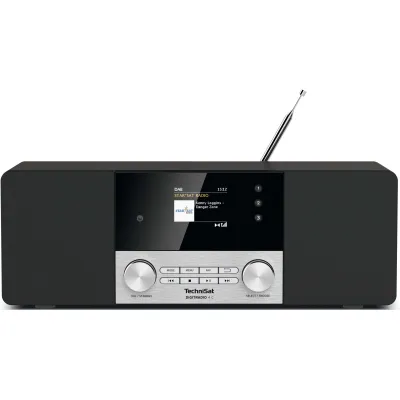 TechniSat Design-Radio DIGITRADIO 4 C 0001/3937 | DAB+ Digitalradio | UKW Stereo | Bluetooth | RDS | Weiß