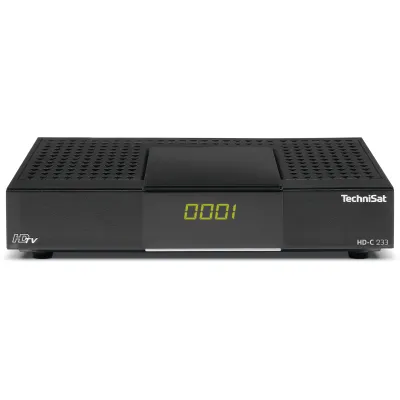 TechniSat Kabel-Receiver HD-C 233 | DVB-C HDTV Receiver | EPG | USB | HDMI | Scart | 1500 Sender | Timer | schwarz