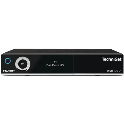 TechniSat Sat-Receiver DIGIT ISIO S4 | Twin Tuner DVB-S/S2 | HDTV | CI+ | USB-Recorder | HbbTV | schwarz