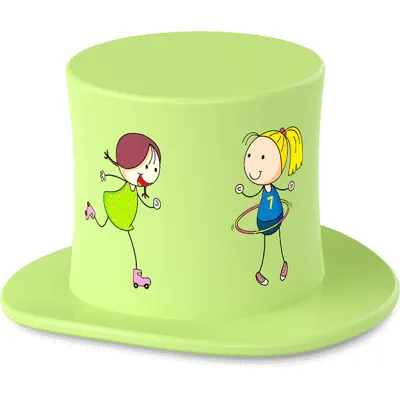 TechniSat Hütchen Spiel/Beweg.lieder f. TECHNIFANT Hü hellgn