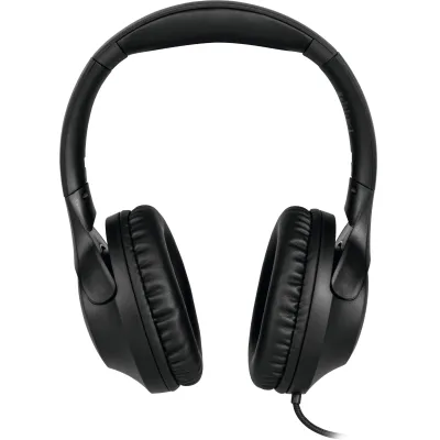 TechniSat Kopfhörer STEREOMAN 3 0000/9105 | kabelgebunden | Over-Ear Headset mit Mikrofon | Stereo | schwarz
