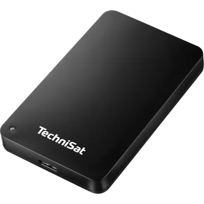 TechniSat externe SSD Festplatte STREAMSTORE 24 1TB USB 3.2 | 2,5 Zoll | max. 5 Gbit/s | Plug & Play | Schwarz