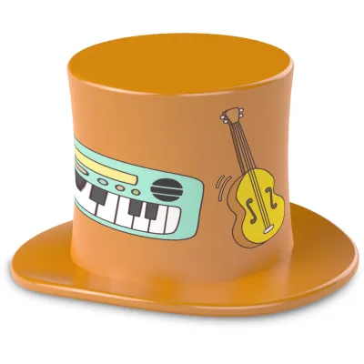 TechniSat Audio-Zubehör 0030/9012 | TECHNIFANT Hütchen Lieder | 2GB Speicher | traditionelle Kinderlieder | orange
