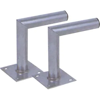 TechniSat Wandhalterung TechniPlus 45 | 0000/1726 | Wandabstand 45 cm | Mastrohr 50 mm | Aluminium | silber