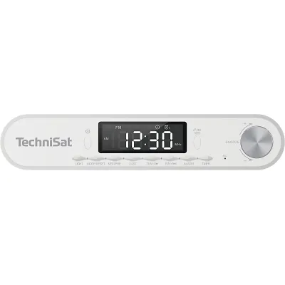 TechniSat Küchenradio VIOLA weiß | Stereo | UKW RDS PLL Tuner | Bluetooth | Unterbau | Wecker | Sleep-Timer